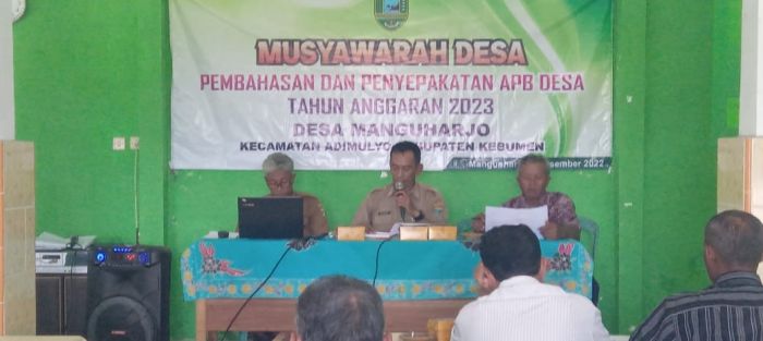 MUSYAWRAH PEMBAHASAN DAN PENYEPAKATAN APB DESA TAHUN 2023