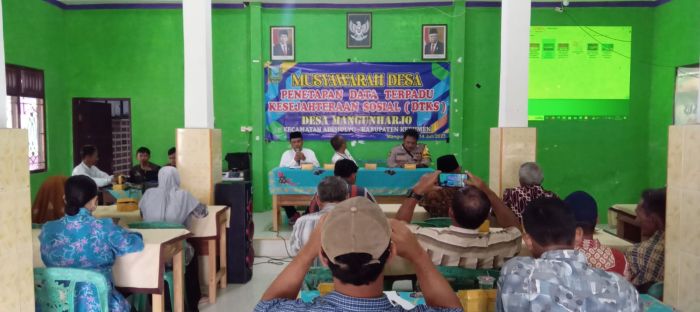 MUSDES VALIDASI DAN PENETAPAN  DATA TERPADU KESEJAHTERAAN SOSIAL ( DTKS )