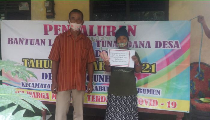 PENYALURAN BANTUAN LANGSUNG TUNAI BLT - DD BULAN APRIL TAHUN 2021 DESA MANGUNHARJO 02