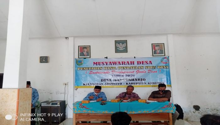 Musyawarah Desa Khusus Penetapan Hasil Pendataan SDGs Desa Tahun 2021