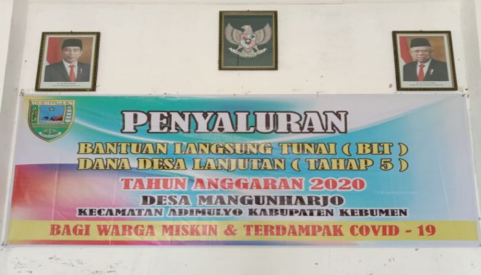  PENYALURAN BLT DD TAHAP 5 DESA MANGUNHARJO