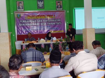 MUSREMBANG DESA PEMBAHASAN DAN PENYEPAKATAN RKP DESA TAHUN 2025