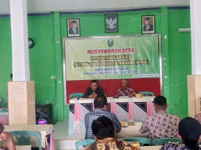 MUSYAWARAH DESA  PEMBENTUKAN LKD ( LEMBAGA KEMASYARAKATAN DESA )