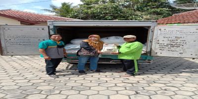 BANTUAN BERAS TERDAMPAK BANJIR 