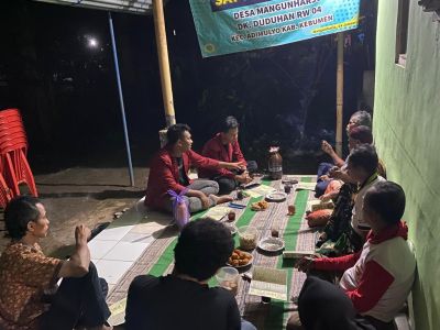 Produksi Kompos Pupuk Organik Bokashi dusun Duduhan Bersama Mahasiswa KKN UMY Kelompok 46